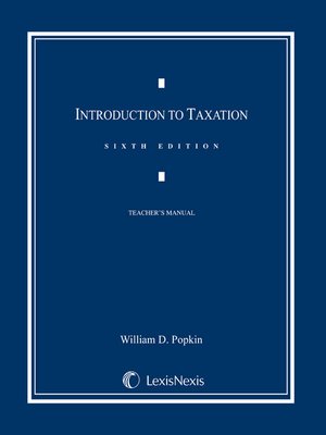 cover image of Introduction to Taxation